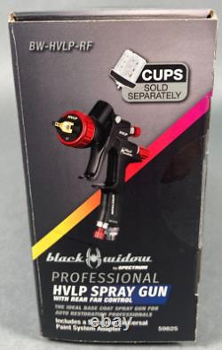 Black Widow By Spectrum# 59825 (BW-HVLP-RF) 1.7 Professional HVLP Spray Gun