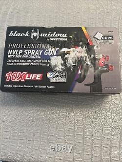 Black Widow By Spectrum BW-HVLP-1.7 56152 Professional HVLP Spray Gun
