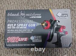 Black Widow By Spectrum BW-HVLP-1.7 56152 Professional HVLP Spray Gun