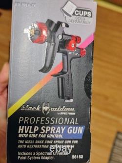 Black Widow By Spectrum BW-HVLP-SF 56152 Professional HVLP Spray Gun 1.7mm tip