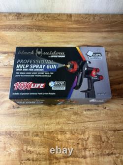Black Widow Spectrum BW-HVLP-SF 1.7mm Tip HVLP Professional Spray Gun 56152 (A1)