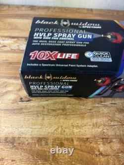 Black Widow Spectrum BW-HVLP-SF 1.7mm Tip HVLP Professional Spray Gun 56152 (A1)