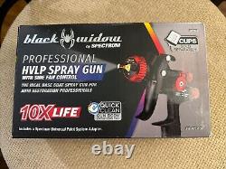 Black Widow Spectrum BW-HVLP-SF 1.7mm Tip HVLP Professional Spray Gun 56152 NEW