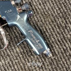 Blue Genuine DeVilbiss FLG3/4 HVLP Pressure Feed/ Siphon 1.3mm Spray Gun