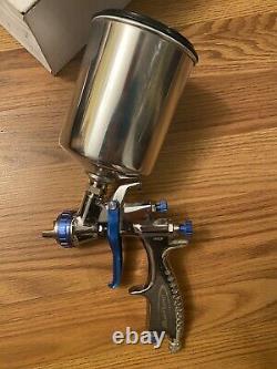 Blue Point by Snap On HVLP Auto Paint Gun In Mint condition, Stain Steal Cup NEW