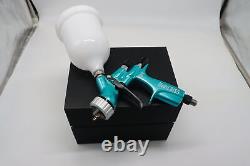 Blue Spray Gun HVLP For Devilbiss Blue CV1 1.3 mm Car Paint Tool Pistol 600 ML