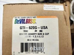 Brand New Limited Edition Devilbiss Gti HVLP PAINT SPRAY GUN #15 Year 2000