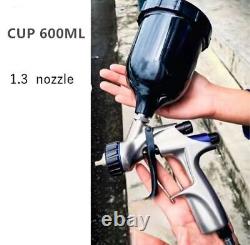 CV1Basecoat HVLP Plus Gravity Feed Spray gun 1.3mm for car 600ml cup tools DV1