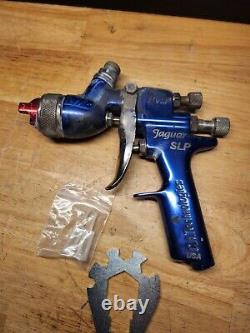 C. A Technologies Jaguar 100H HVLP Gravity Feed Spray Gun KIT USED, INCOMPLETE