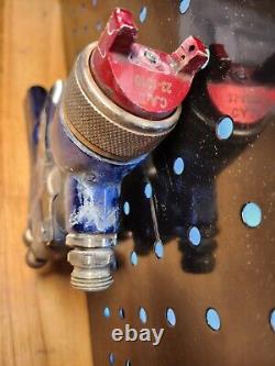 C. A Technologies Jaguar 100H HVLP Gravity Feed Spray Gun KIT USED, INCOMPLETE