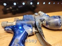 C. A Technologies Jaguar 100H HVLP Gravity Feed Spray Gun KIT USED, INCOMPLETE