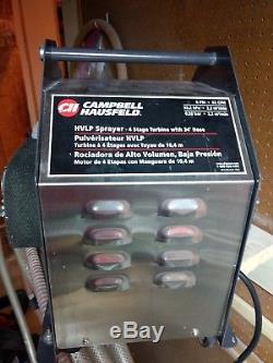 Campbell hausfeld professional 4 stage hvlp spray system, turbine hose gun