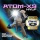 Car Paint Gun Kit Atom X9 Hvlp Gravity Feed With Free Gunbudd Light Tool