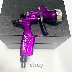 Car Paint Tool Pistol 1.3mm Nozzle Purple CV1 HVLP Spray Gun for Devilbiss