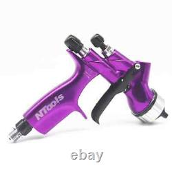 Car Tool Pistol 1.3mm Nozzle Purple CV1 HVLP Paints and varnishes Spray Gun