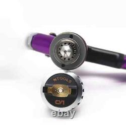 Car Tool Pistol 1.3mm Nozzle Purple CV1 HVLP Paints and varnishes Spray Gun