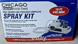 Chicago Electric HVLP Sprayer Kit Turbine Spray Gun Kit Paint Auto Painting NEW