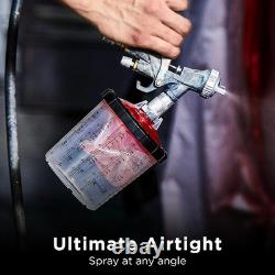 Complete Paint System for HVLP & LVLP Guns 22 Oz Cup with 45 Disposable Liners