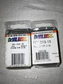 DEVILBISS EXL-620G-18 HVLP Spray Gun, Gravity 5AB33 Open Box