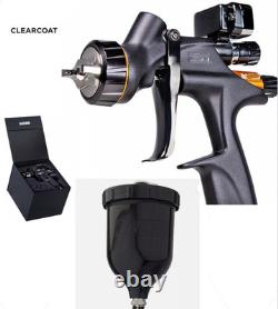 DV1Digital HVLP Clear Coat Spray Gun 1.3mm Tip Model DV1-600ml cup for car