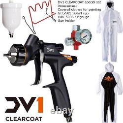 DeVILBISS DV1 Clearcoat Limited set package HVLP spray gun for clear coat DV1-C