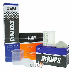 DeVILBISS DeKUPS 34 oz STARTER SET KIT New Disposable HVLP Paint Spray Gun Cups