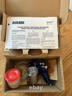 DeVILBISS SRi-630G HVLP Gravity Feed Spray Gun 1.0mm MINT & COMPLETE SET-UP