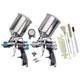 Devilbiss Startingline 2-gun Hvlp Spray Gun Set, 4-1/2w, 13h, #3420-00