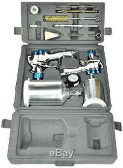 DeVilbiss 802342 StartingLine HVLP Gravity Spray Gun Kit Auto Car Paint Set, NEW