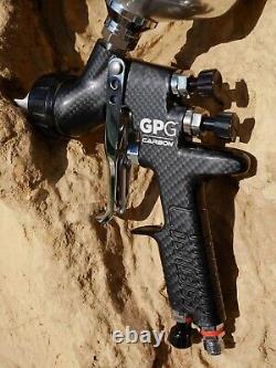 DeVilbiss 905021 GPG Gravity 1.3 1.5 1.8 Carbon Spray Gun Kit with Cup