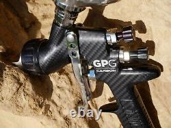 DeVilbiss 905021 GPG Gravity 1.3 1.5 1.8 Carbon Spray Gun Kit with Cup