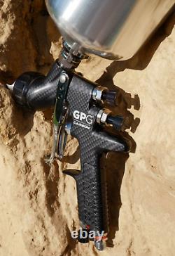 DeVilbiss 905021 GPG Gravity 1.3 1.5 1.8 Carbon Spray Gun Kit with Cup