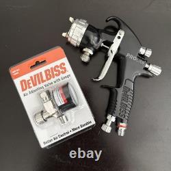 DeVilbiss 905132 PROLite Pressure HV40 HVLP Spray Gun Kit 2 Piece Set