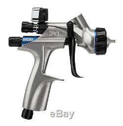 DeVilbiss Basecoat Paint Spray Gun DV1 with DV1-B PLUS HVLP Air Cap #704504