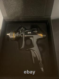DeVilbiss DV1-B1+1.3MM 600ml Cup HVLP Non Digital Gravity Feed Spray Rep 11