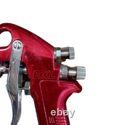 DeVilbiss EXL HVLP Pressure Feed Spray Gun Red NOS