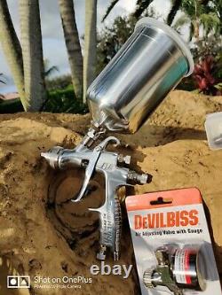 DeVilbiss FLG-693 1.3, 1.4, 1.8 Paint Spray Gravity HVLP Spray gun