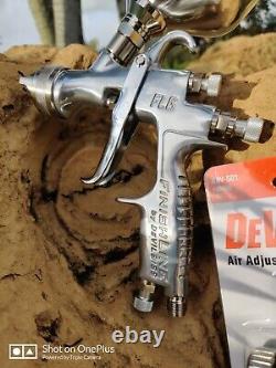 DeVilbiss FLG-693 1.3, 1.4, 1.8 Paint Spray Gravity HVLP Spray gun & Cup