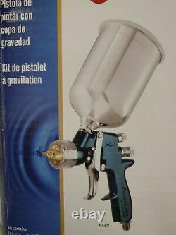 DeVilbiss FinishLine FLG-670 HVLP Spray Gun Kit withFLG4 Spray Gun read descriptio