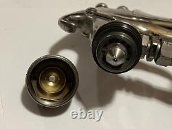 DeVilbiss GTi HVLP Paint Spray Gun Air Sprayer & Sharpe 450 Suction Cup Hopper