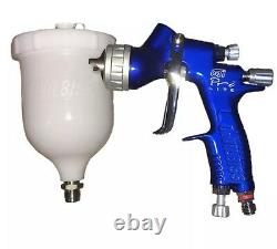 DeVilbiss GTi PRO LITE Spray Gun BLUE HVLP HV25 1.2 & 1.3mm