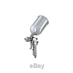 DeVilbiss HVLP Spray Gun with three tips, Automotive base coat-clear coat paint