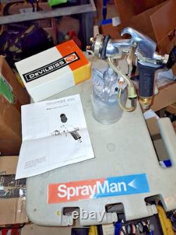 DeVilbiss JGHV-501 HVLP Turbine Spray Gun with Sharpe 450 Pressure Cup