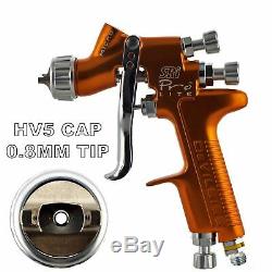 DeVilbiss SRI Pro Lite HV5 Air Cap 0.8mm Fluid Tip HVLP Air Spray Paint Gun