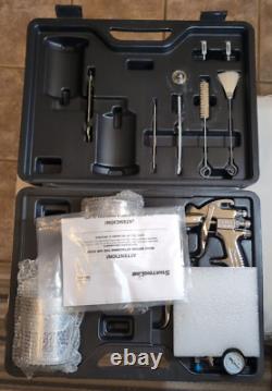 DeVilbiss StartingLine 802343 HVLP Gravity Feed Auto Paint, Primer Spray Gun Kit