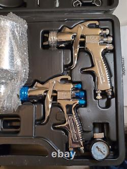 DeVilbiss StartingLine 802343 HVLP Gravity Feed Auto Paint, Primer Spray Gun Kit
