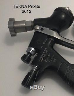 DeVilbiss Tekna Prolite HVLP Air Spray Gun TE20 Cap 1.3 Fluid Nozzle- No Cup