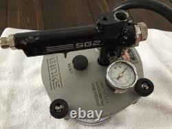 DeViliss PLUS (j-04) HVLP spray gun with SG2 BINKS Model 80-350 pressure pot NICE