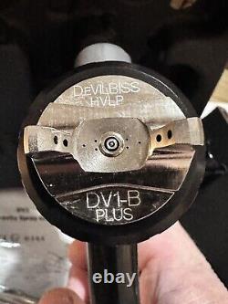 DevilBiss DV1-B PLUS HVLP Uncupped Basecoat Spray Gun, 1.2, 1.3, 1.4 mm Nozzle