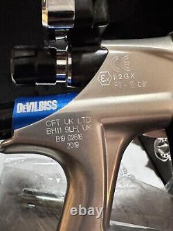 DevilBiss DV1-B PLUS HVLP Uncupped Basecoat Spray Gun, 1.2, 1.3, 1.4 mm Nozzle